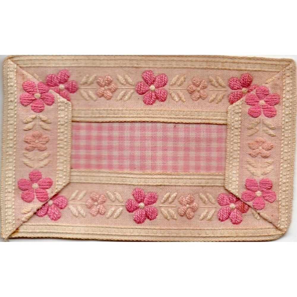 Doll Placemat or Rug Cloth Embossed vintage collector item